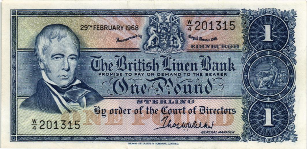 ШОТЛАНДИЯ 1 ФУНТ мини 1