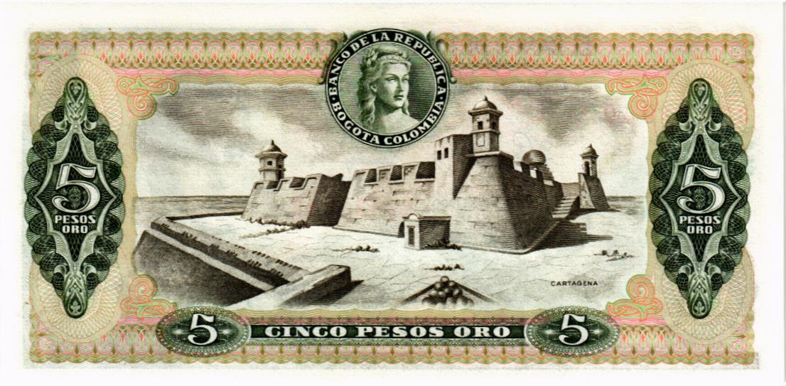 КОЛУМБИЯ 5 ПЕСО (01.01.1980) мини 2