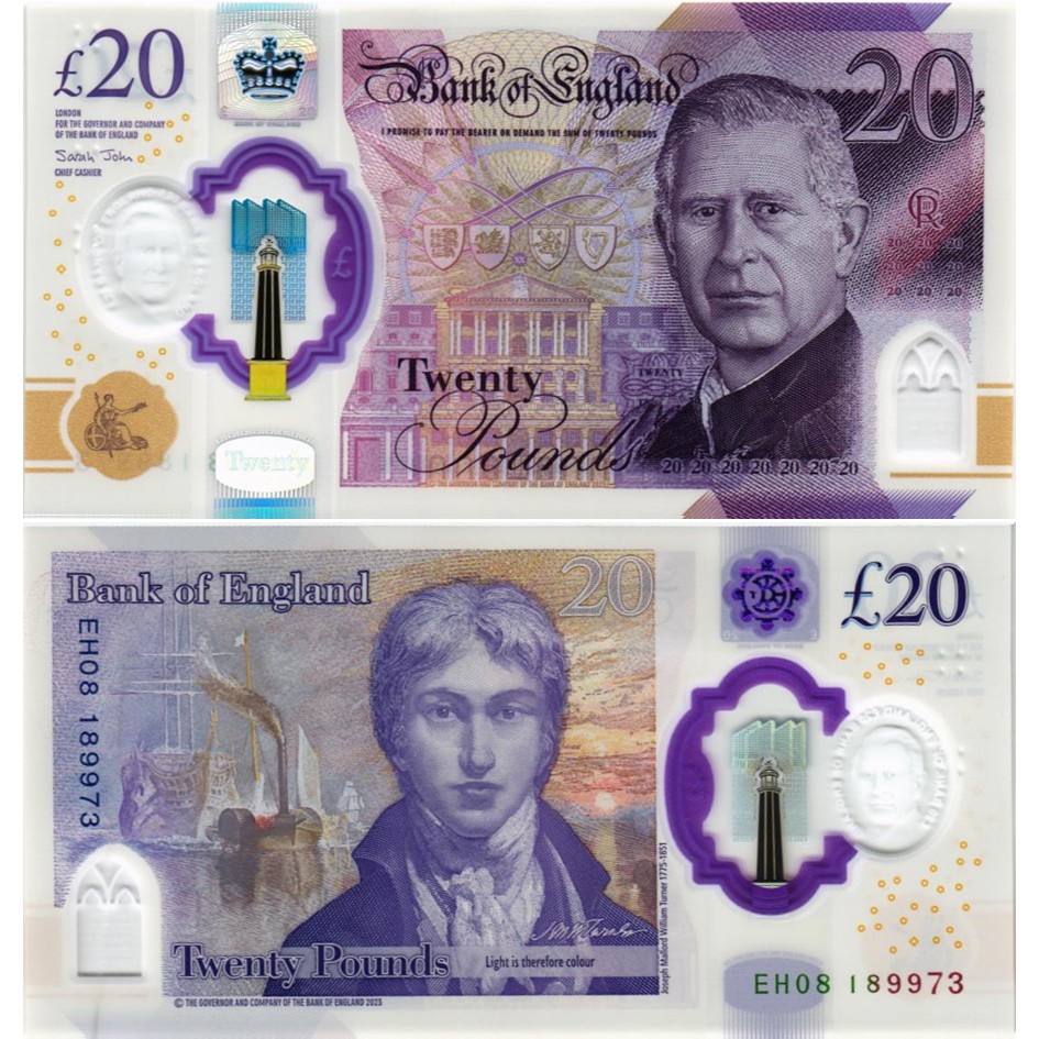 ВЕЛИКОБРИТАНИЯ / АНГЛИЯ НАБОР 5-10-20-50 ФУНТОВ мини 4