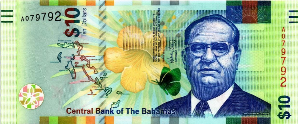 БАГАМСКИЕ ОСТРОВА 10 ДОЛЛАРОВ