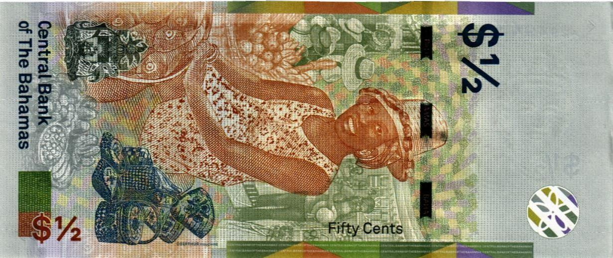 БАГАМСКИЕ ОСТРОВА 1/2 ДОЛЛАРА мини 2