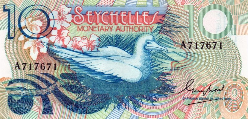 СЕЙШЕЛЬСКИЕ ОСТРОВА 10 РУПИЙ мини 2