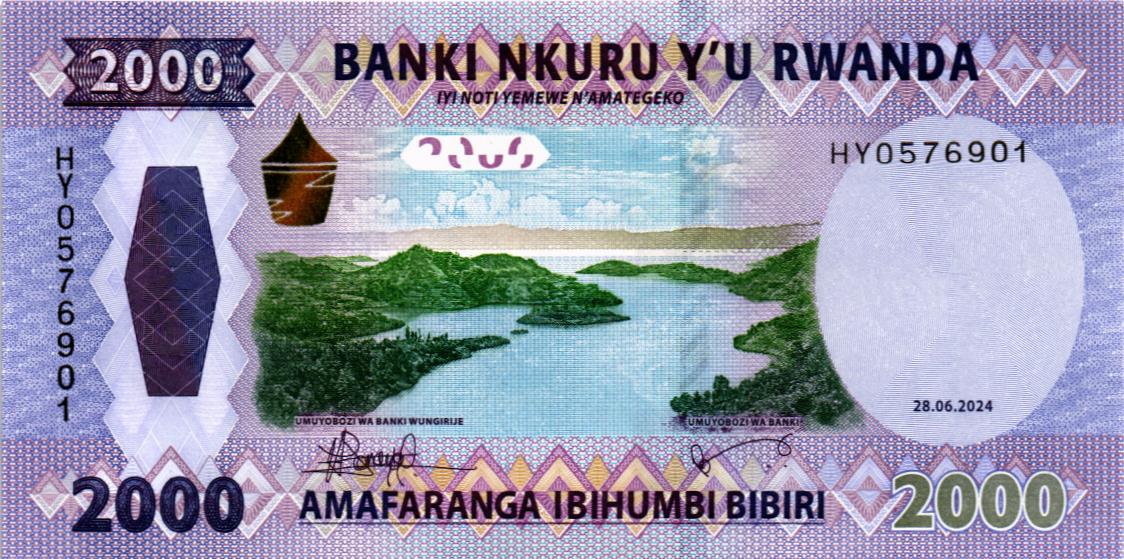 РУАНДА 2000 ФРАНКОВ