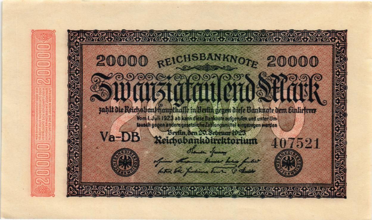 ГЕРМАНИЯ 20000 МАРОК мини 1