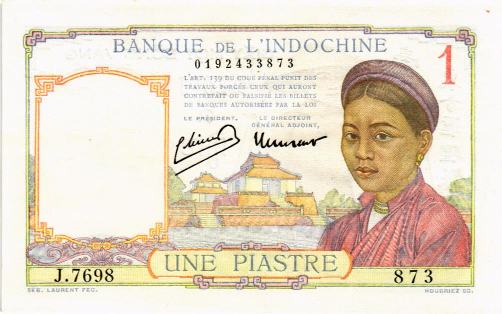 ФРАНЦУЗСКИЙ ИНДОКИТАЙ 1 ПИАСТР мини 1