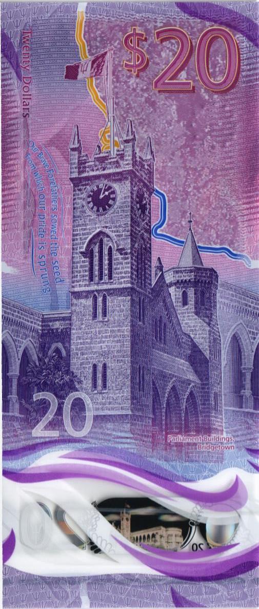 БАРБАДОС 20 ДОЛЛАРОВ мини 2
