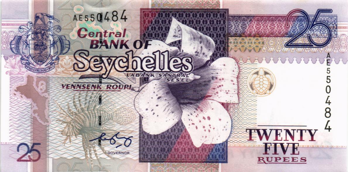СЕЙШЕЛЬСКИЕ ОСТРОВА 25 РУПИЙ