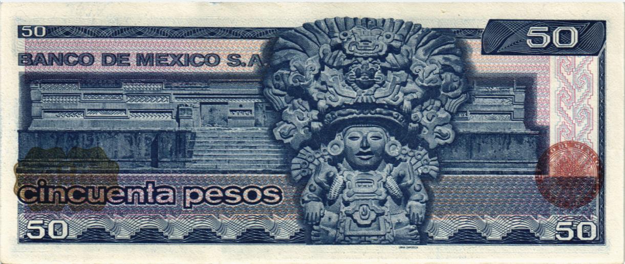 МЕКСИКА 50 ПЕСО (KR) мини 2