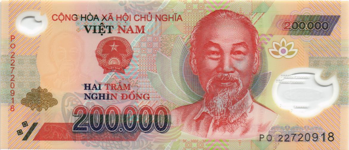 ВЬЕТНАМ 200000 ДОНГ