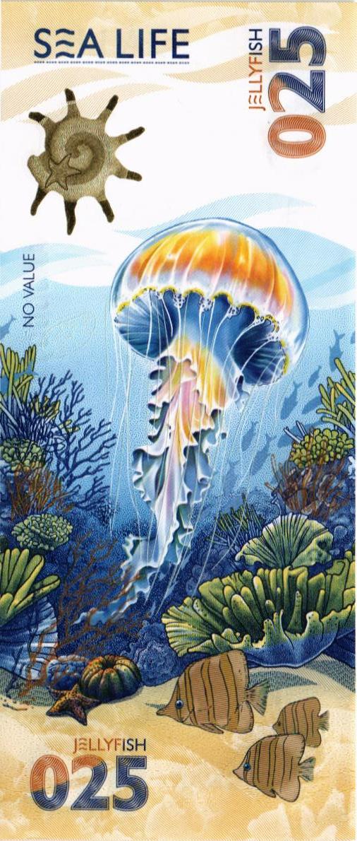 ГОЗНАК 025 МОРСКАЯ ЖИЗНЬ