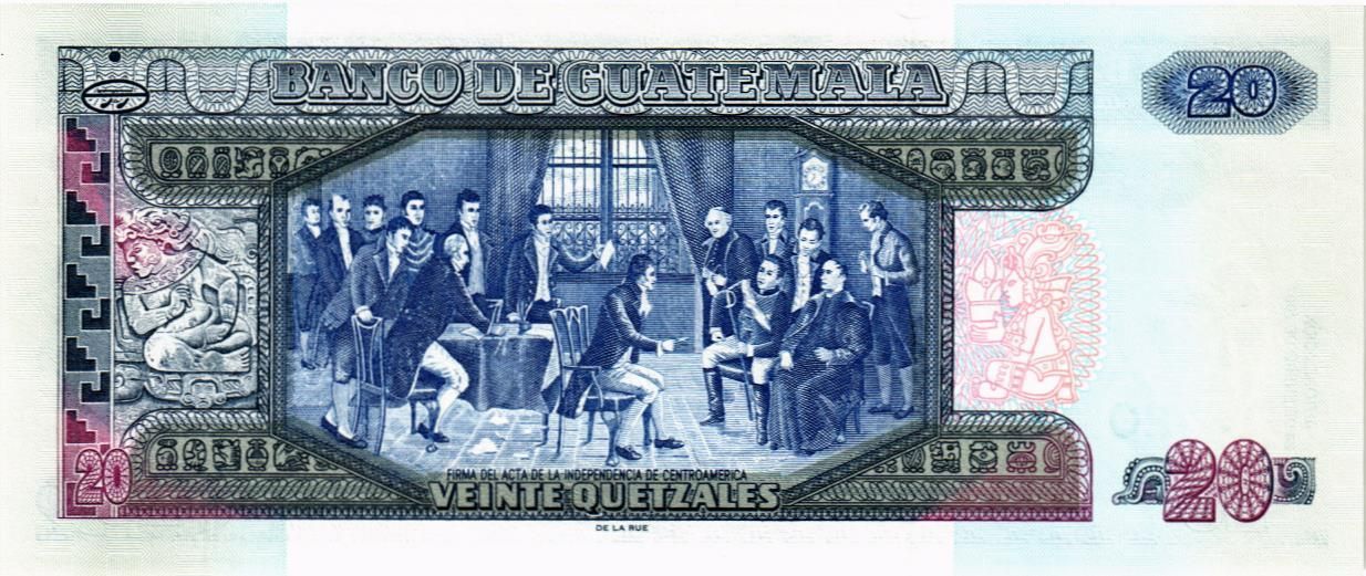 ГВАТЕМАЛА 20 КЕТСАЛЬ мини 2