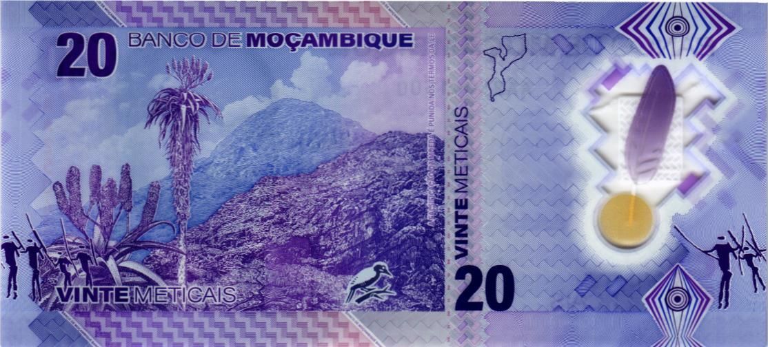 МОЗАМБИК 20 МЕТИКАЛЬ (АА) мини 2