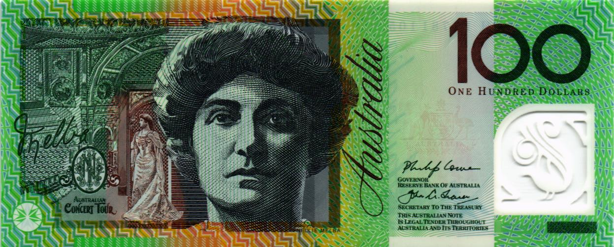 АВСТРАЛИЯ 100 ДОЛЛАРОВ мини 1