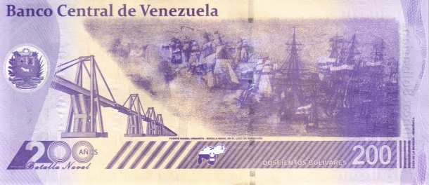 ВЕНЕСУЭЛА 200 БОЛИВАР мини 2