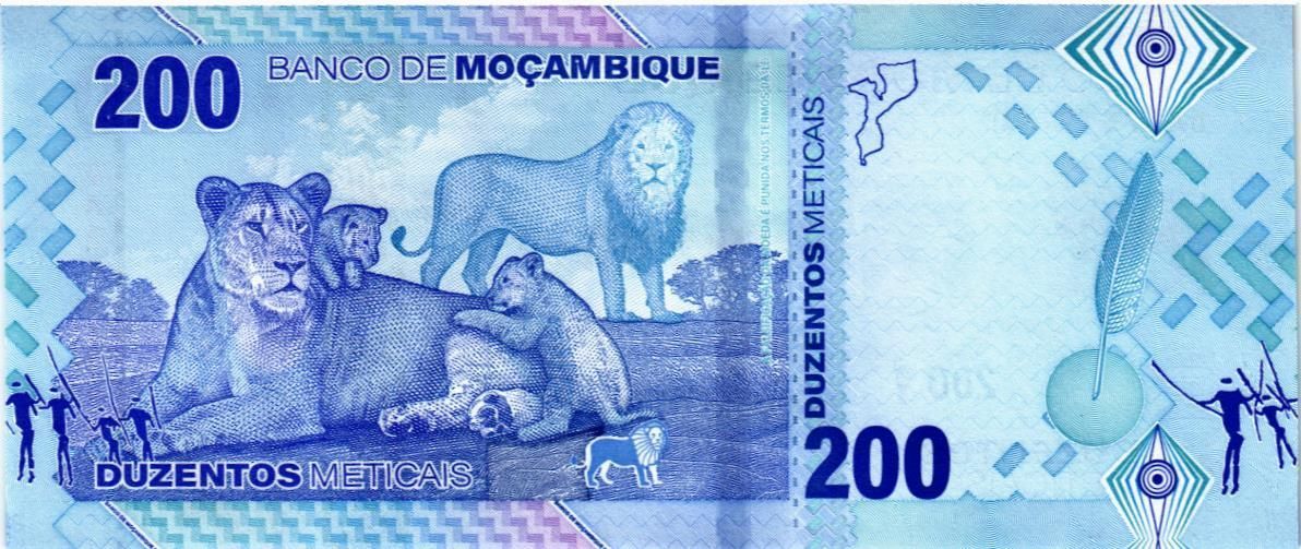 МОЗАМБИК 200 МЕТИКАЛЬ мини 2