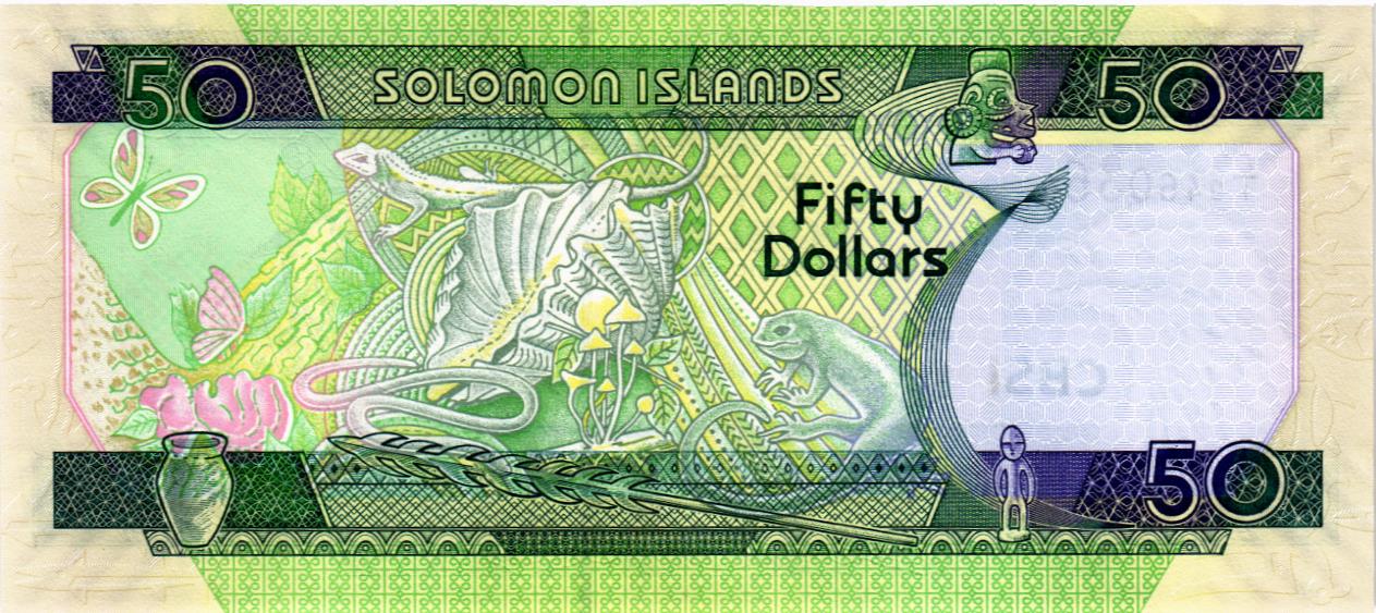 СОЛОМОНОВЫ ОСТРОВА 50 ДОЛЛАРОВ мини 2