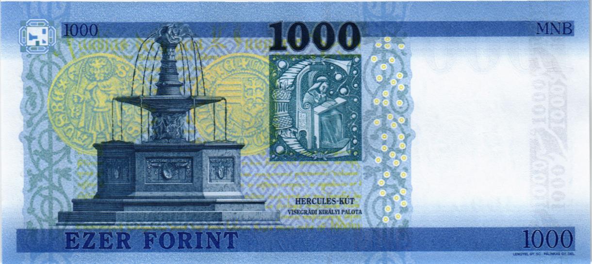 ВЕНГРИЯ 1000 ФОРИНТОВ мини 2