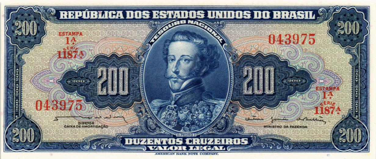 БРАЗИЛИЯ 200 КРУЗЕЙРО мини 1