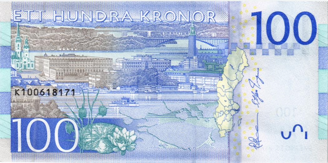 ШВЕЦИЯ 100 КРОН мини 2