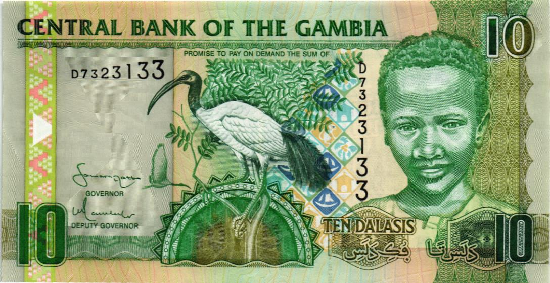 ГАМБИЯ 10 ДАЛАСИ