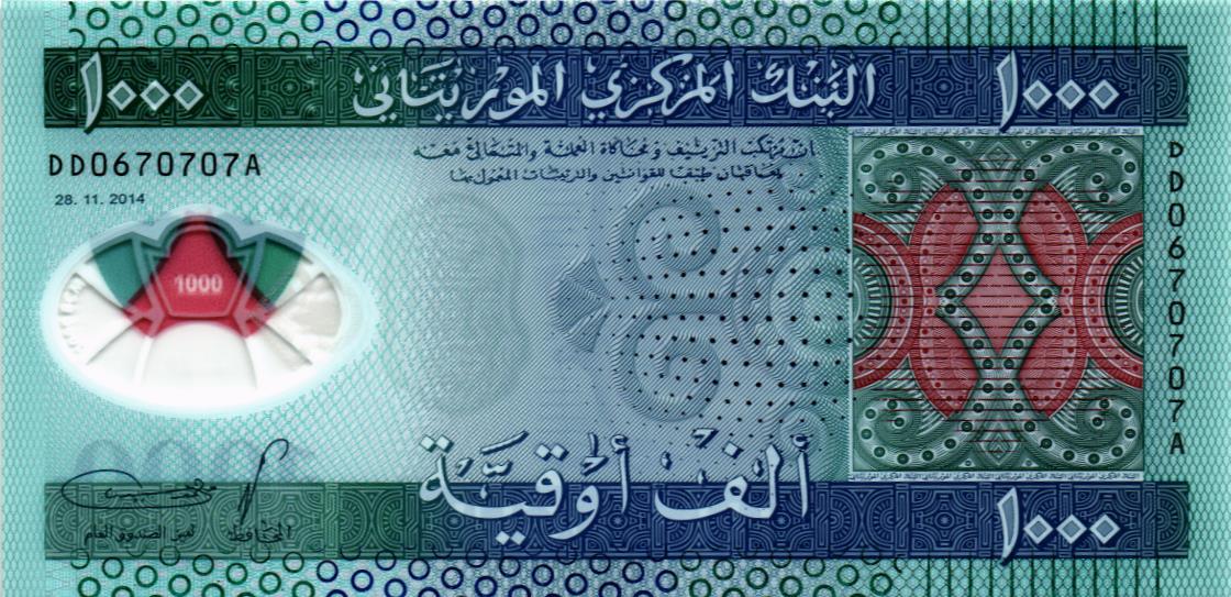 МАВРИТАНИЯ 1000 УГИЙ