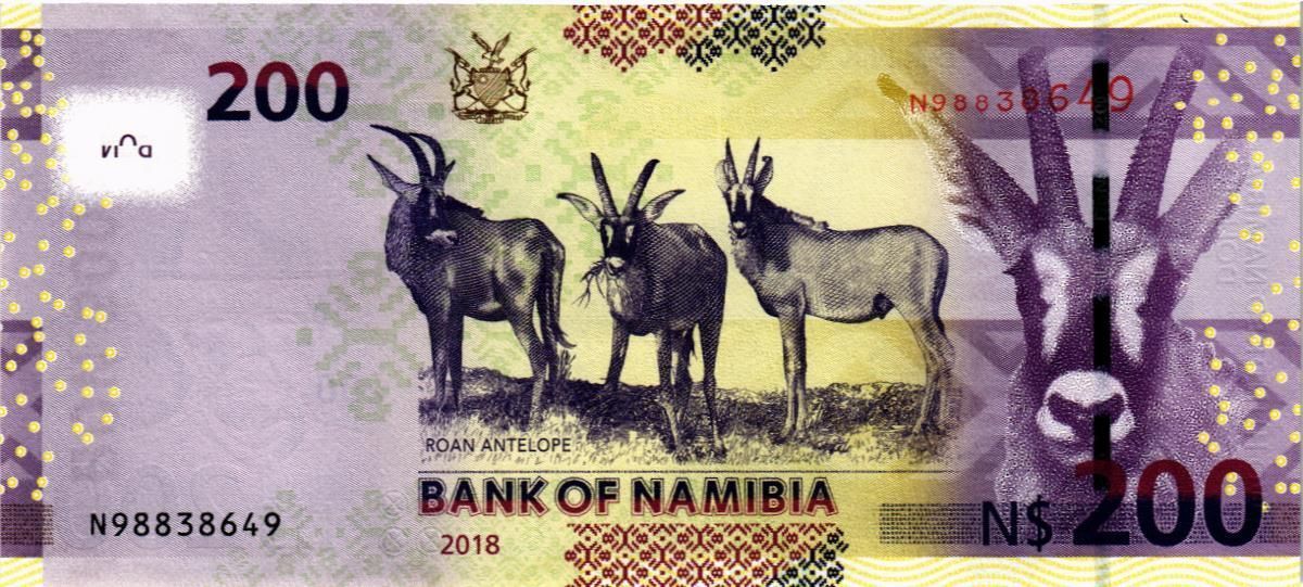 НАМИБИЯ 200 ДОЛЛАРОВ мини 2