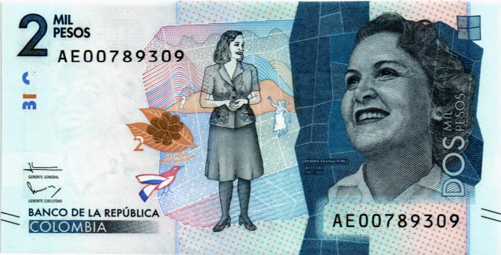 КОЛУМБИЯ 2000 ПЕСО мини 1