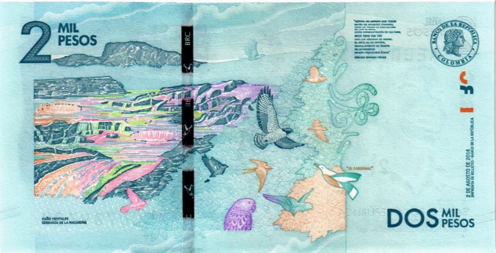 КОЛУМБИЯ 2000 ПЕСО мини 2