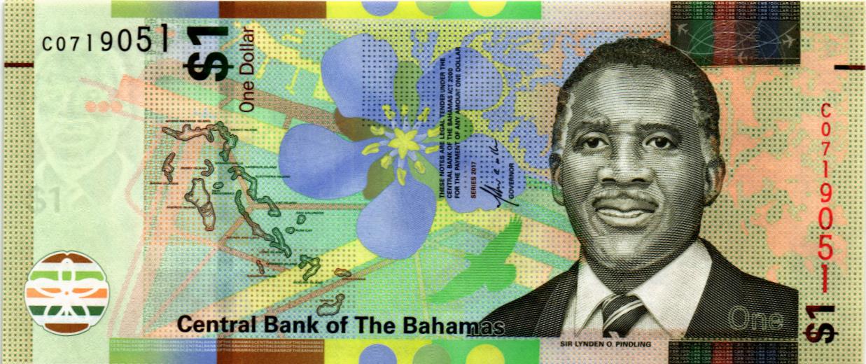 БАГАМСКИЕ ОСТРОВА 1 ДОЛЛАР мини 1