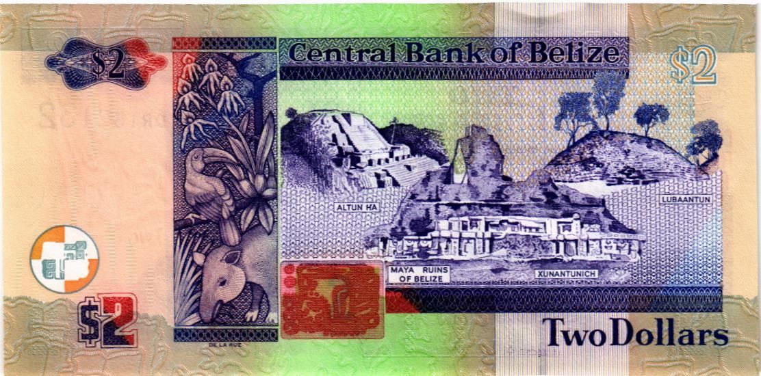 БЕЛИЗ 2 ДОЛЛАРА #DR132132 мини 2