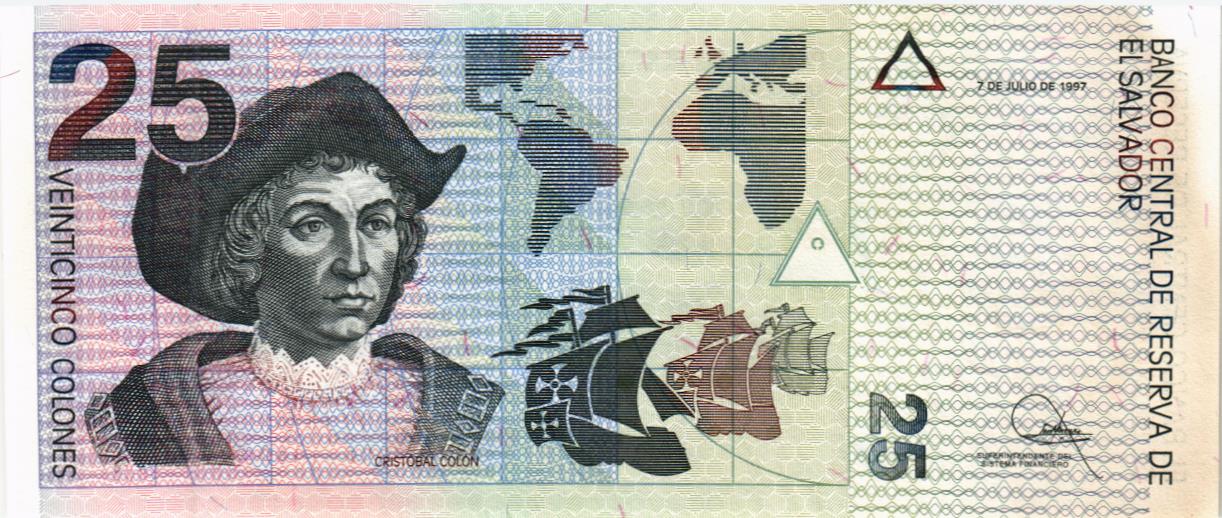 САЛЬВАДОР 25 КОЛОН мини 2