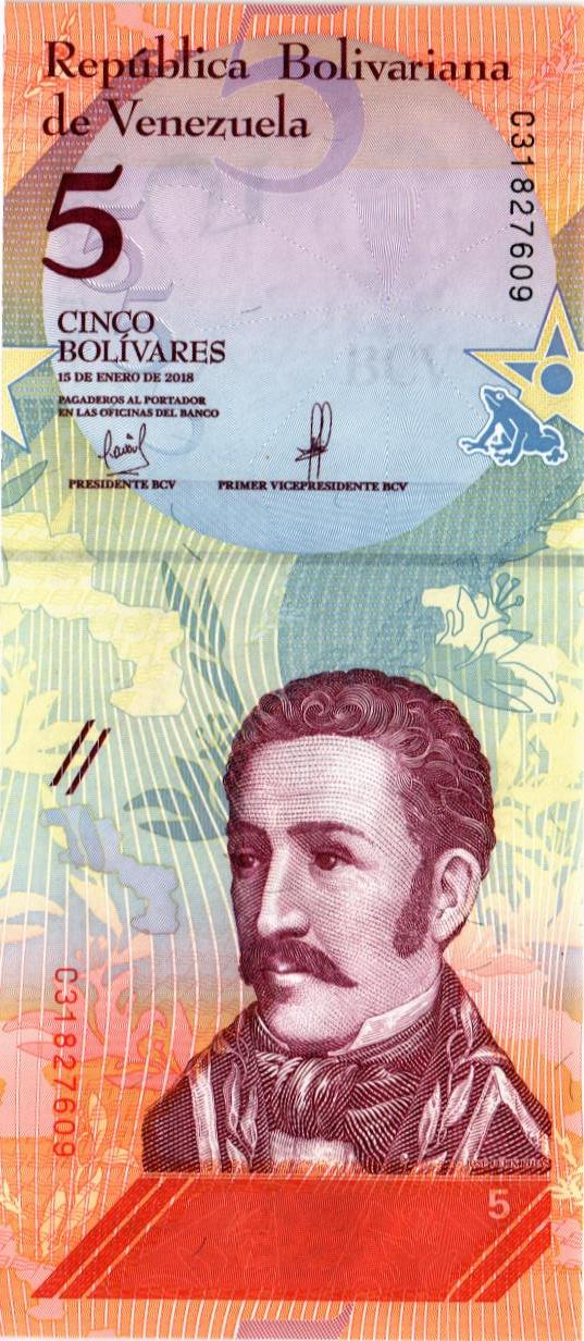 ВЕНЕСУЭЛА 5 БОЛИВАР мини 1