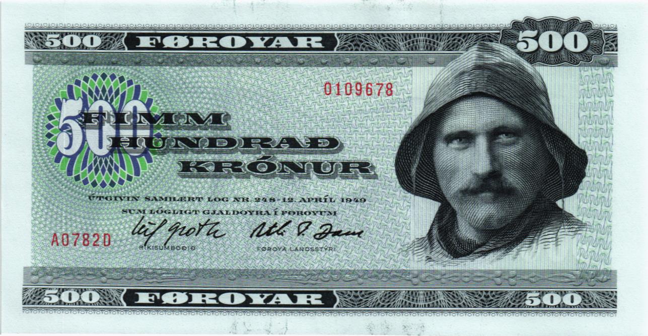 ФАРЕРСКИЕ ОСТРОВА 500 КРОН