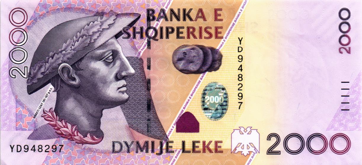АЛБАНИЯ 2000 ЛЕК