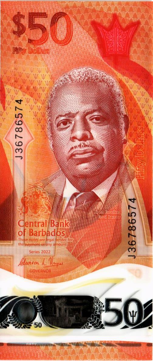 БАРБАДОС 50 ДОЛЛАРОВ