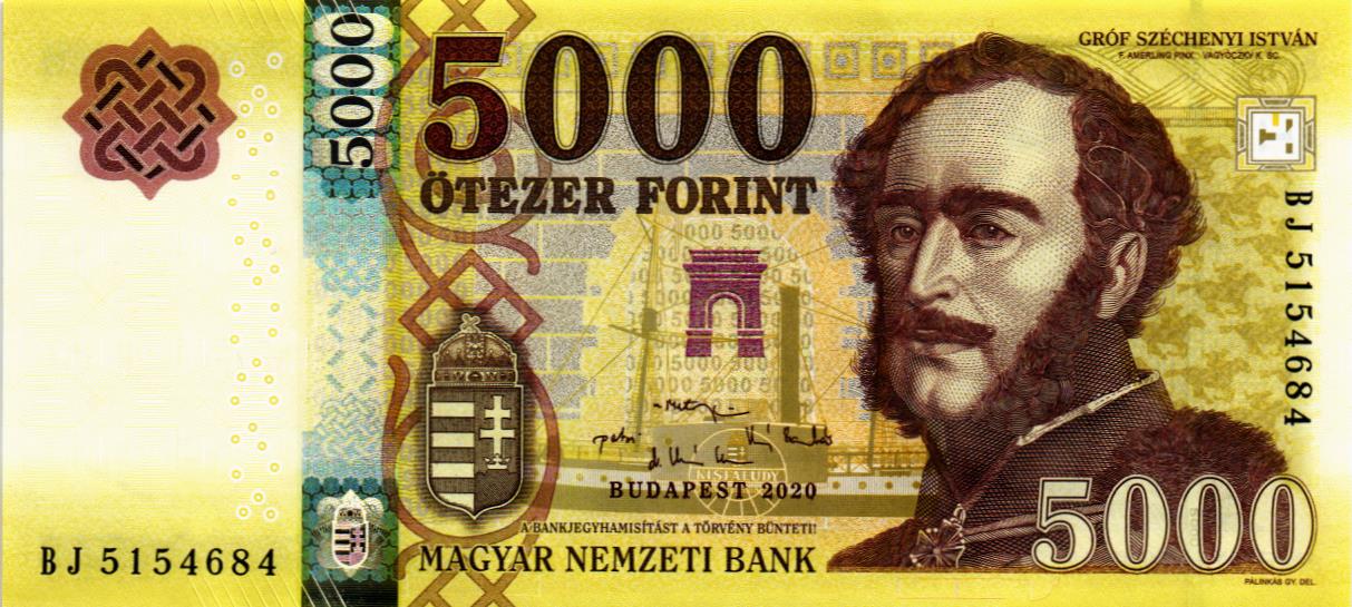 ВЕНГРИЯ 5000 ФОРИНТОВ мини 1