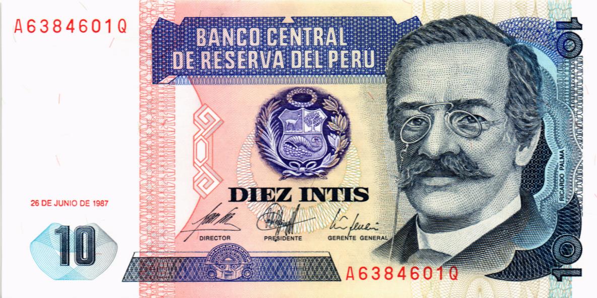 ПЕРУ 10 ИНТИ мини 1