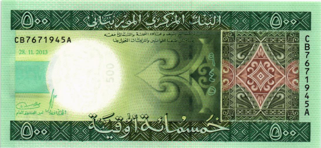 МАВРИТАНИЯ 500 УГИЙ