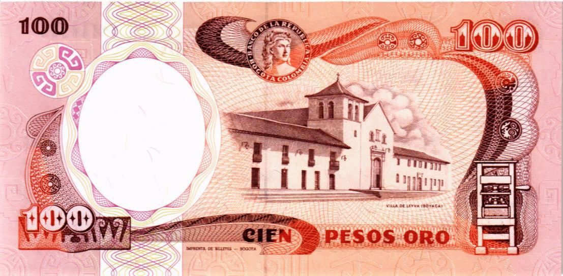 КОЛУМБИЯ 100 ПЕСО (01.01.1987) мини 2