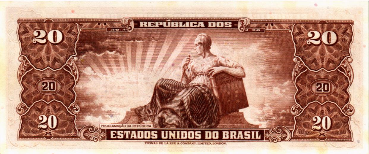 БРАЗИЛИЯ 20 КРУЗЕЙРО мини 2