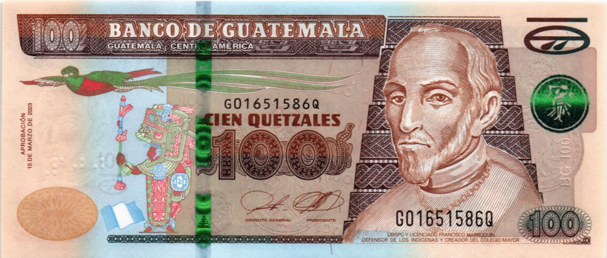 ГВАТЕМАЛА 100 КЕЦАЛЕЙ (15.03.2023) мини 1