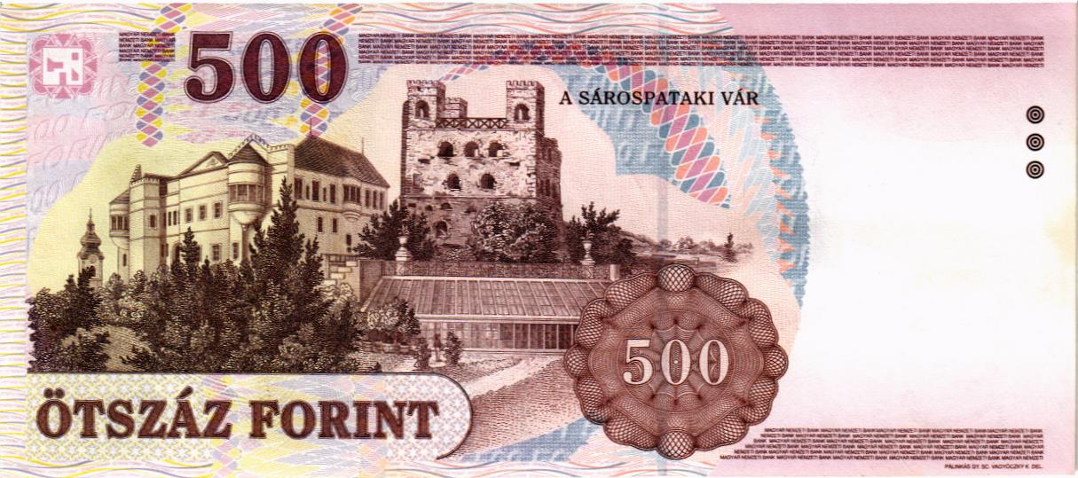 ВЕНГРИЯ 500 ФОРИНТОВ мини 2