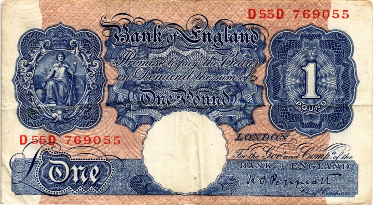 ВЕЛИКОБРИТАНИЯ/АНГЛИЯ 1 ФУНТ