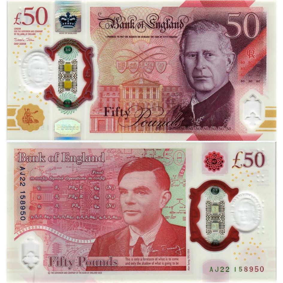 ВЕЛИКОБРИТАНИЯ / АНГЛИЯ НАБОР 5-10-20-50 ФУНТОВ мини 3