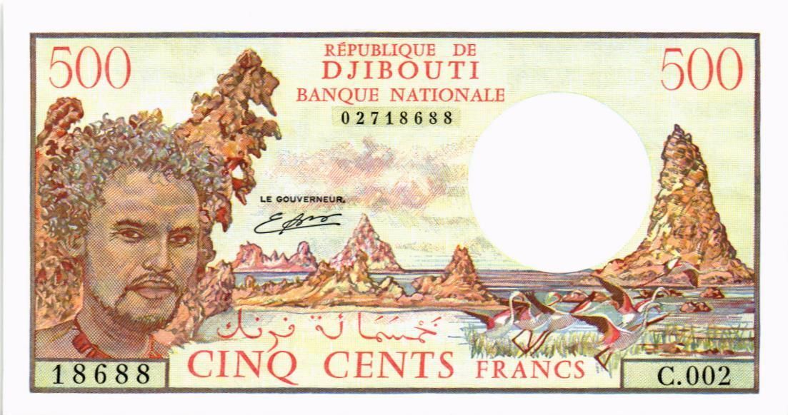 ДЖИБУТИ 500 ФРАНКОВ мини 1