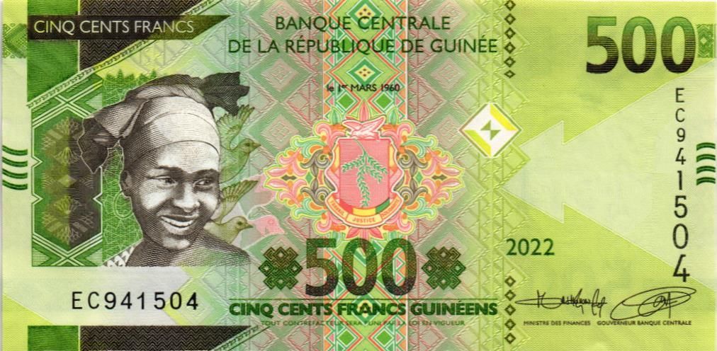 ГВИНЕЯ 500 ФРАНКОВ