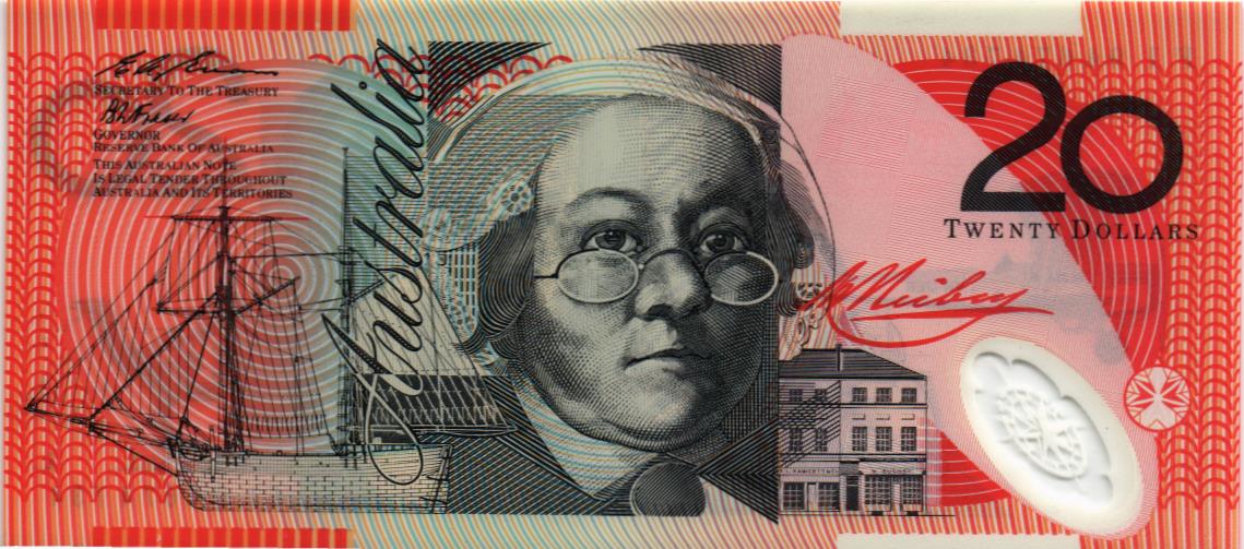 АВСТРАЛИЯ 20 ДОЛЛАРОВ