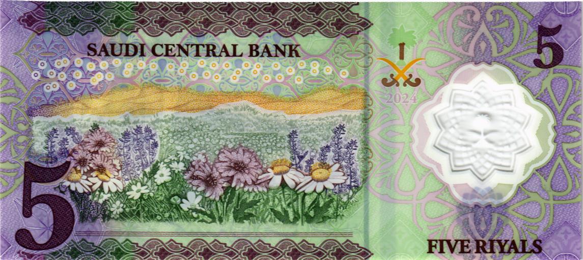САУДОВСКАЯ АРАВИЯ 5 РИАЛОВ мини 2