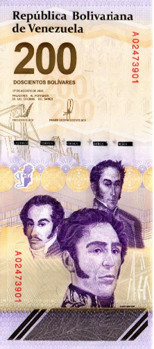 ВЕНЕСУЭЛА 200 БОЛИВАР
