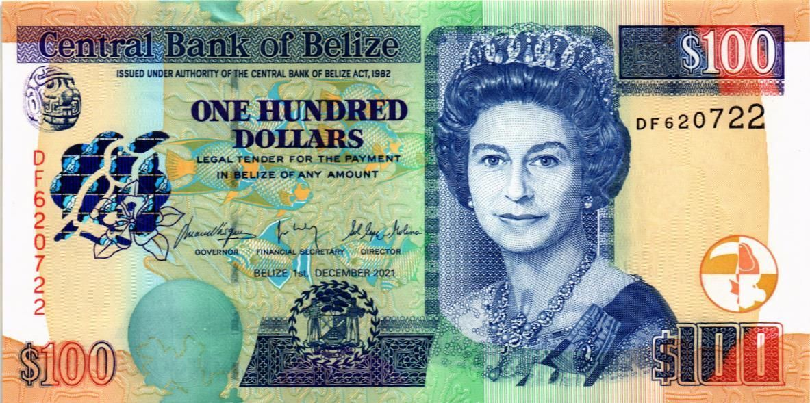 БЕЛИЗ 100 ДОЛЛАРОВ